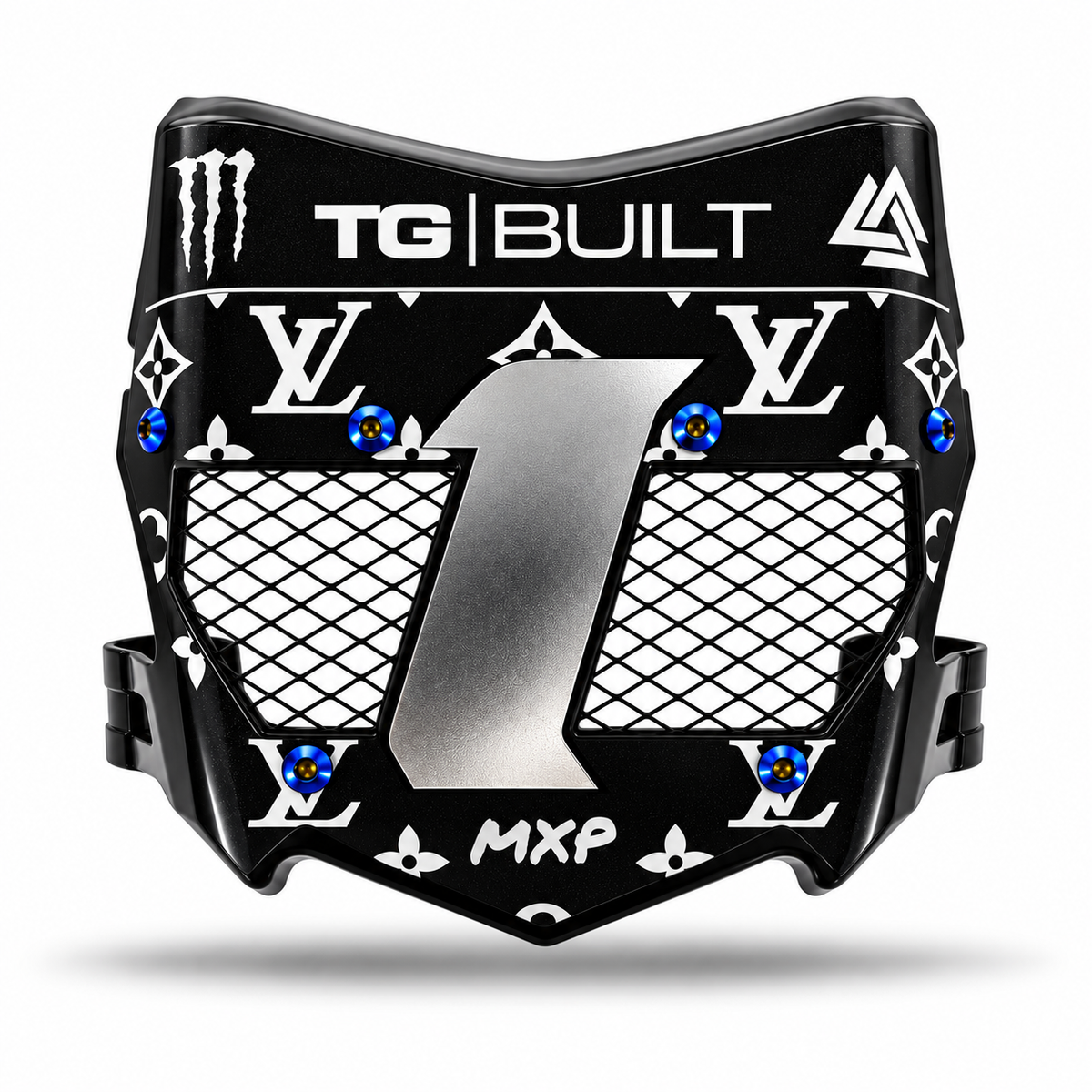 *LV* Real Titanium Motocutz Vented Plate