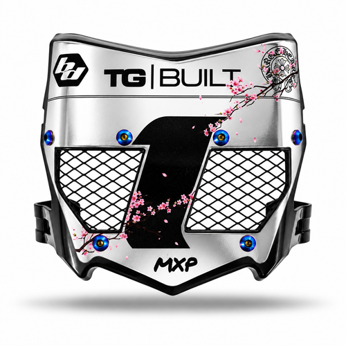 *Blossom Series* Real Titanium Motocutz Vented Plate