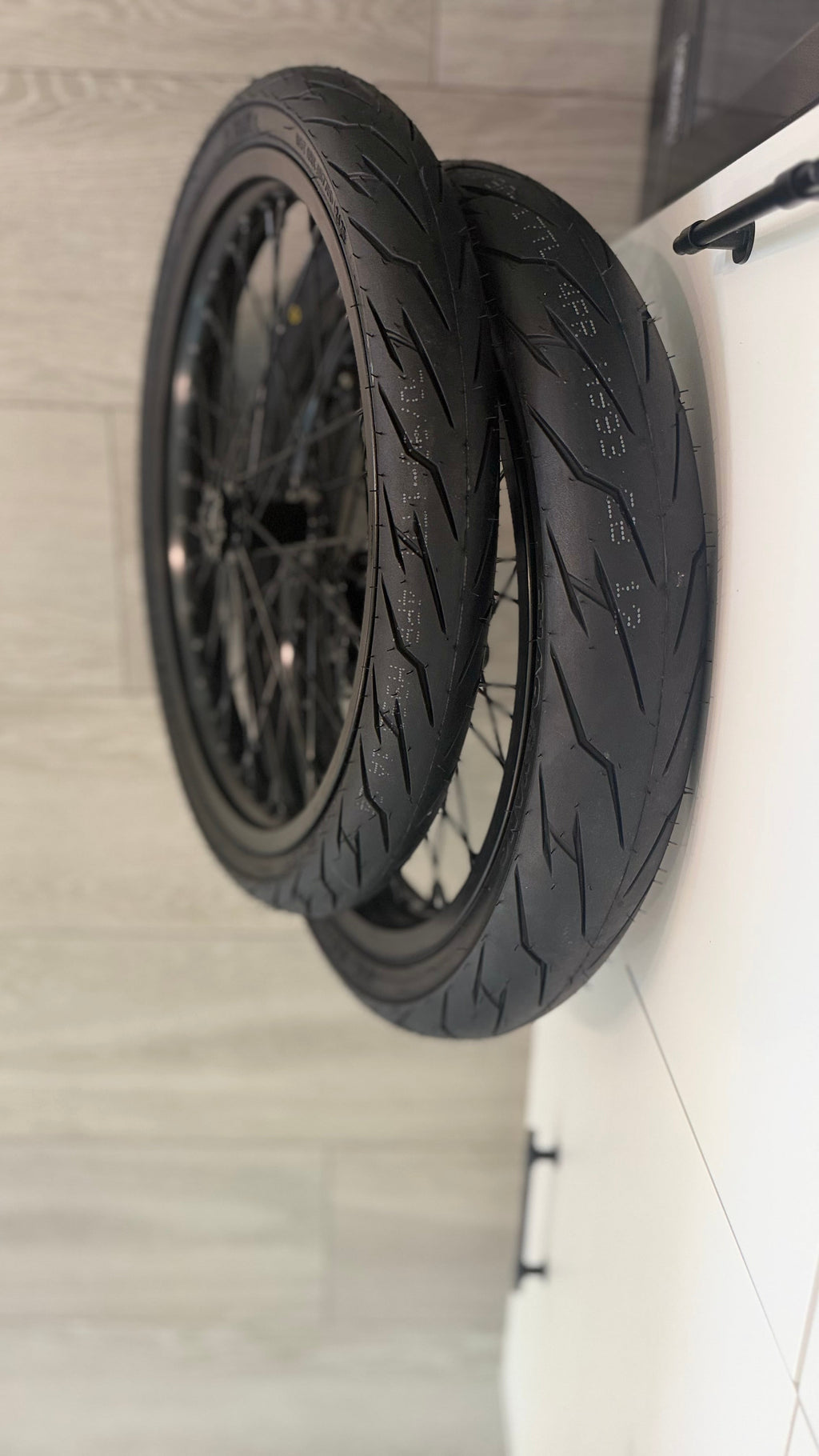 17” Light Bee/Eride/79Bike Supermoto Wheel Set