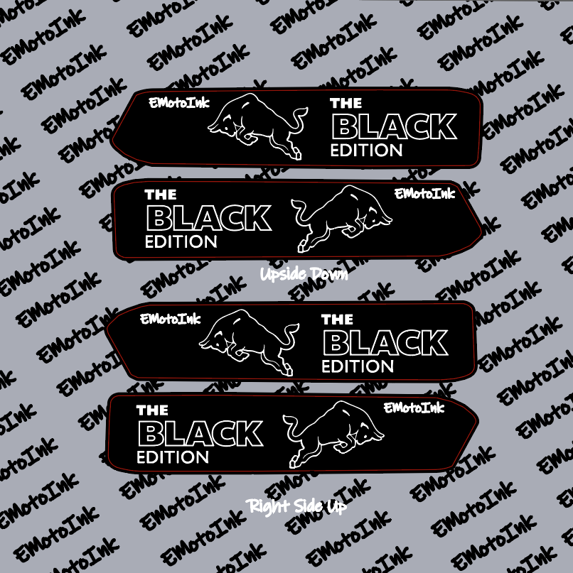 MacFox RedBull Edition Battery Decal (10ah Battery)